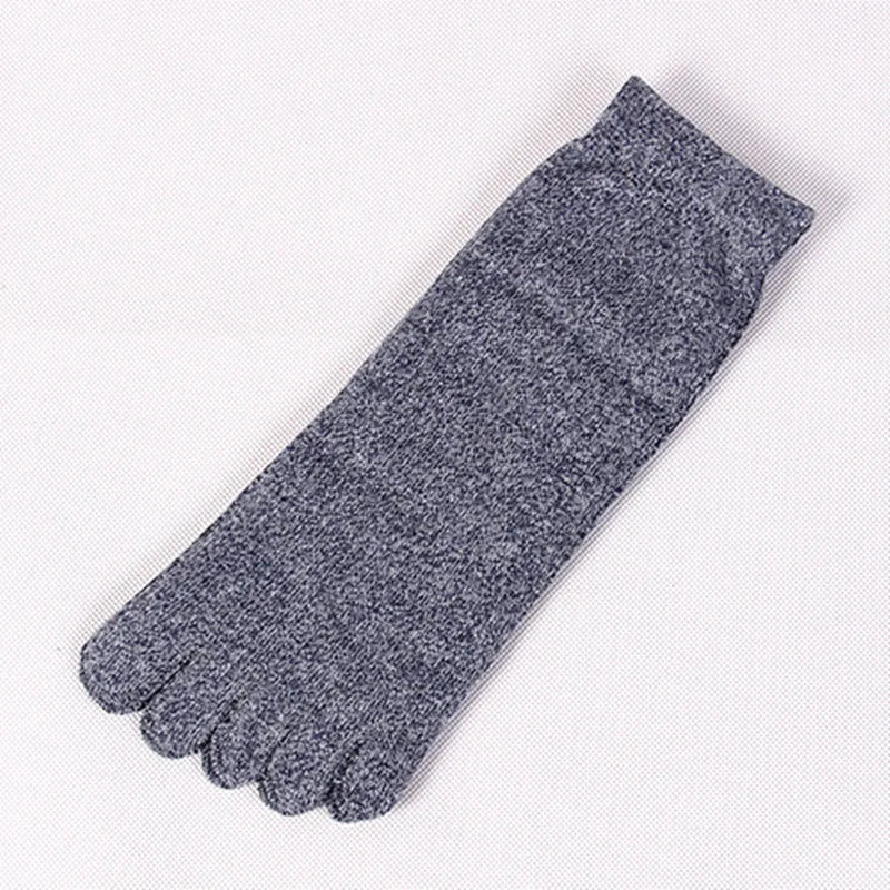 1 пара мужские хлопковые носки с пятью пальцами Мужские дышащие