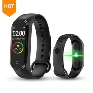 m4 pro smart band fitness tracker sports bracelet pedometer heart rate blood pressure bluetooth health waterproof wirstband 2021 free global shipping