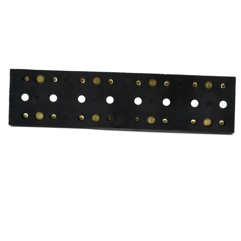 

Brass Dual 8 Bus Bar Power Distribution Block 60A DC 32V For Cars Truck Ship
