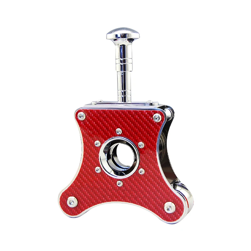 Metal Carbon Fiber Cigar Cigarette Tobacco Cutter Table Desktop Guillotine Men's Smoking Tool | Инструменты