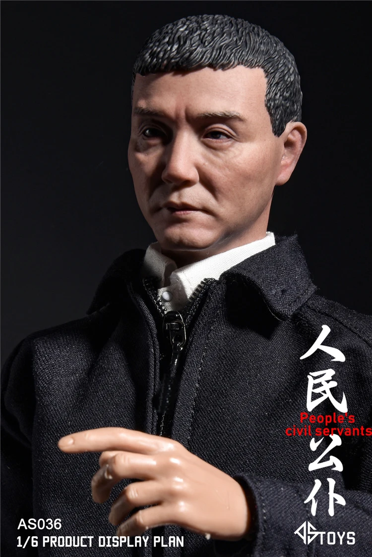 

AS036 1/6 Male Solider Clothes Accessory Public Servants Suite Da Kang Secretary Clothes Suit Head Sculpt Body Accessory