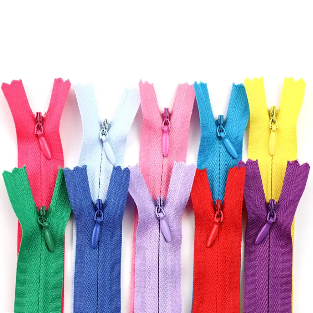 10Pcs/Pack 55cm 3# Colorful High Quality Invisible Zipper Nylon Coil For DIY Handcraft Cloth Sewing Accessories Wholesale | Дом и сад