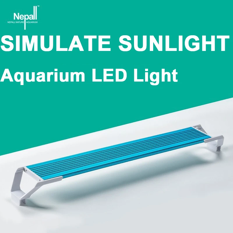 Nepall Fish Tank Lamp Water Grass Lamp LED Full Spectrum Aquarium Wrgb Grass Tank Light Small Algae Lamp Lighting Xiaomi