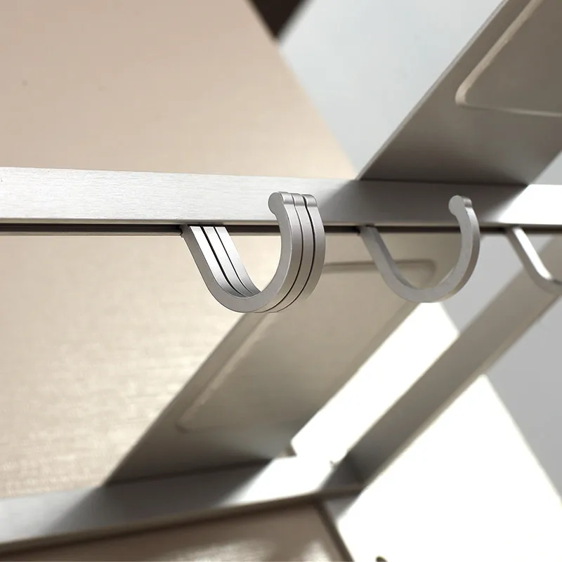 Настенный алюминиевый кронштейн для микроволновой печи кухонная полка хранения