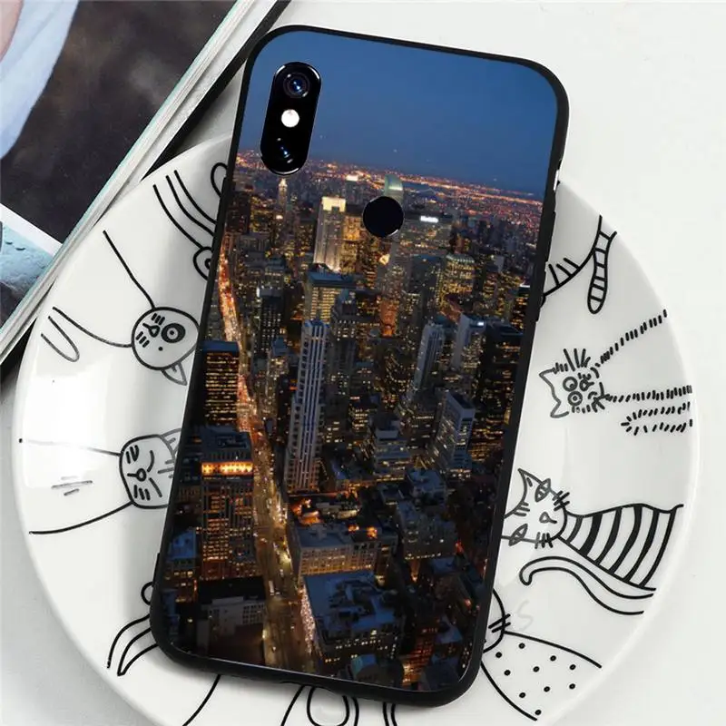 

New York City building Phone Case For Xiaomi Redmi note 7 8 9 t k30 max3 9 s 10 pro lite