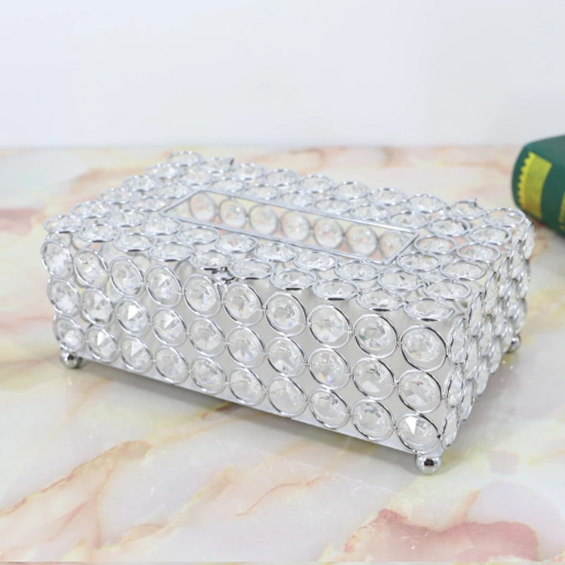 Прозрачная коробка для салфеток простой бытовой планшетовый ящик хранения