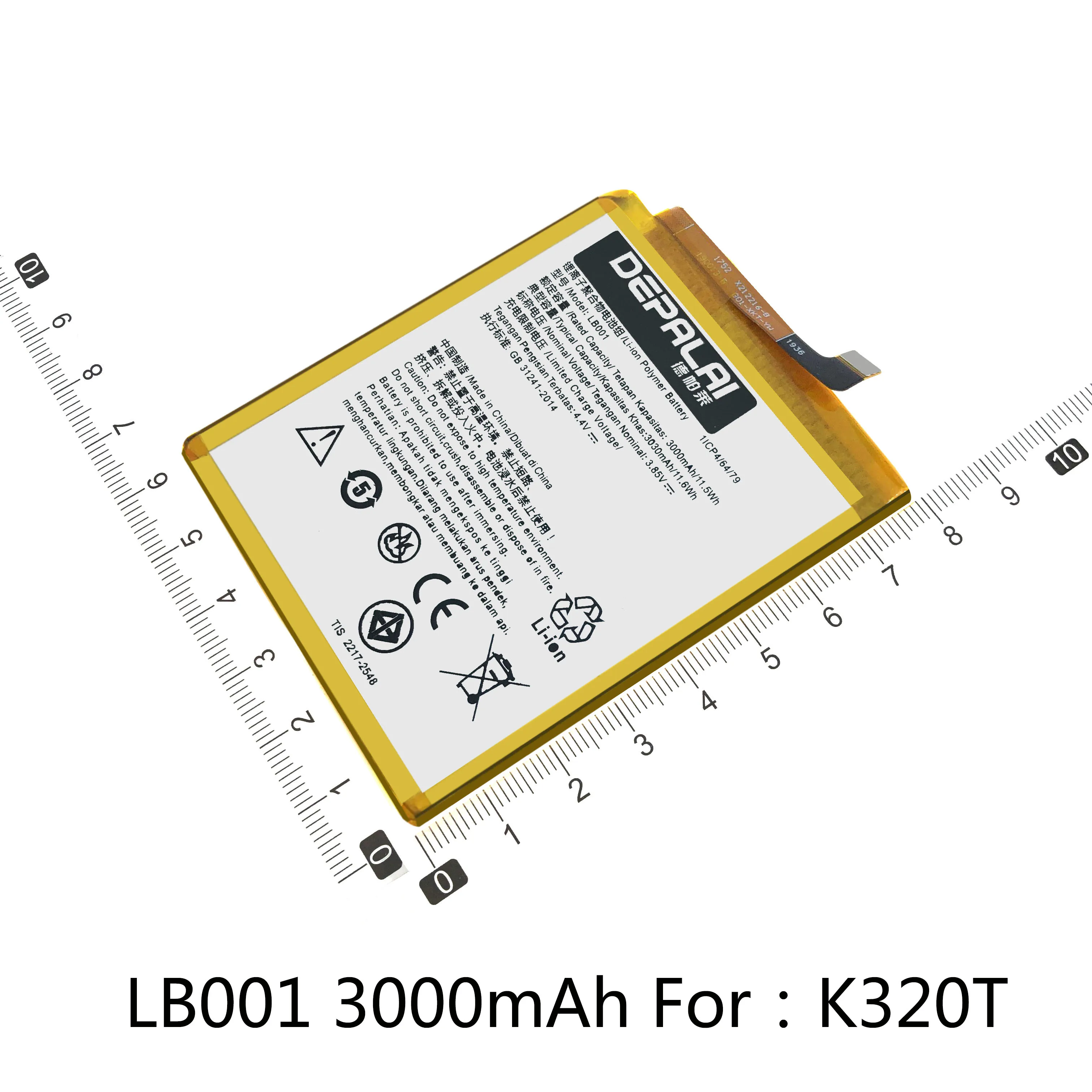 

LB001 LB002 LB003 battery For Lenovo K320T K350T K5 S5 K520 K520T Cell Phone High Quality Smart Phone Batteries