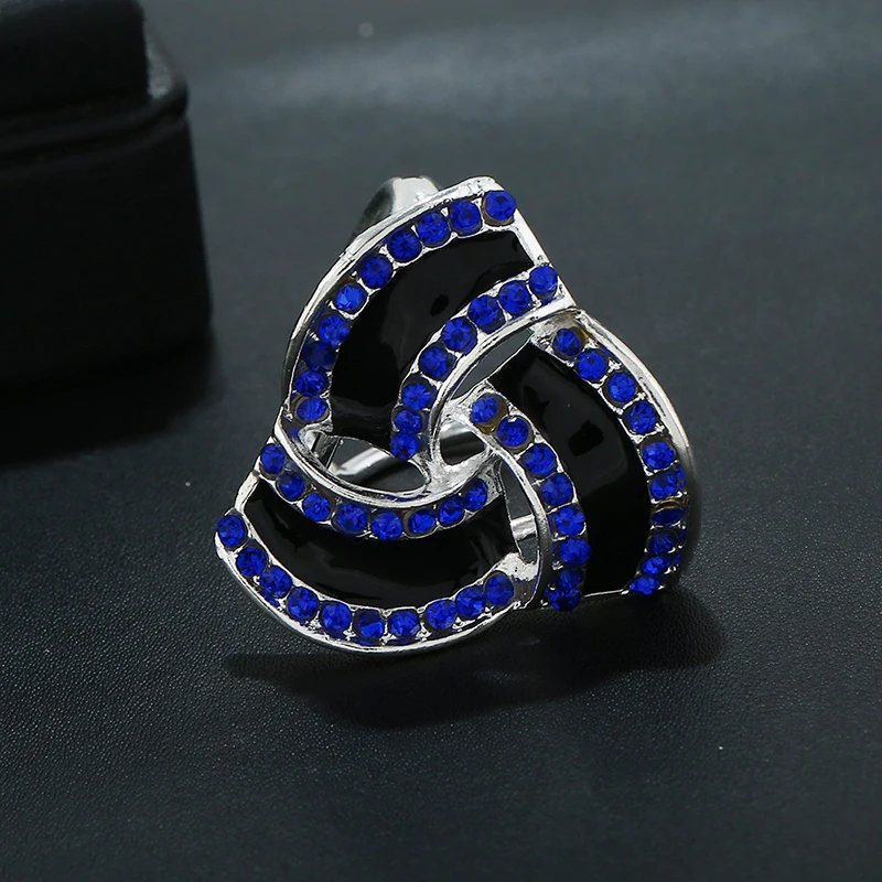 Женская Винтажная брошь застежка для шарфа с кристаллами|Броши| |