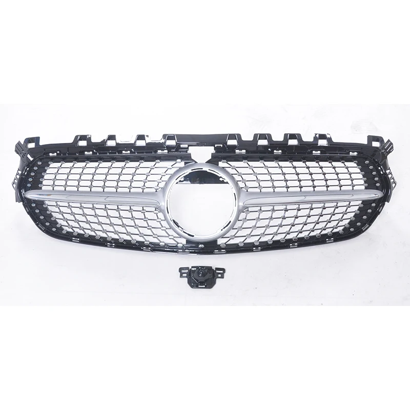 

Plastic Front Bumper Grill Mesh Racing Middle Grill Center Diamond Center Vertical Bar 2020 B180 B200 B260 For Benz B-class W247