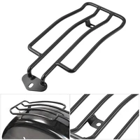 motorcycle luggage rack backrest support shelf fits rear solo seat 280mm 11 inch for harley xl sportsters 883 xl1200 1985 2003