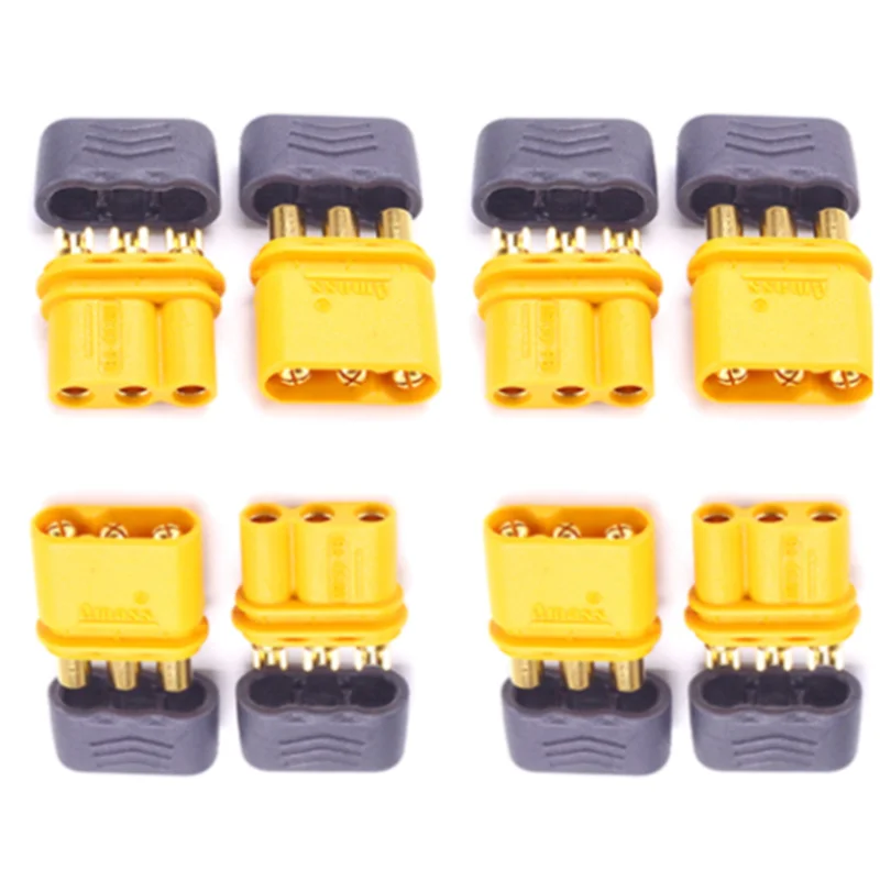 Позолоченный разъем MR30 Штекерный гнездовой для литиевых батарей