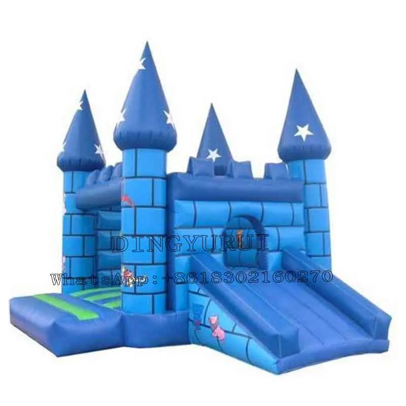 

Children Inflatable Castle Outdoor PVC Jumping Trampoline Game with Air Blower