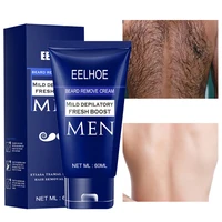 mens hair removal cream face armpits back arms whole body no irritation painless quick clean gentle nourish privates care 60ml