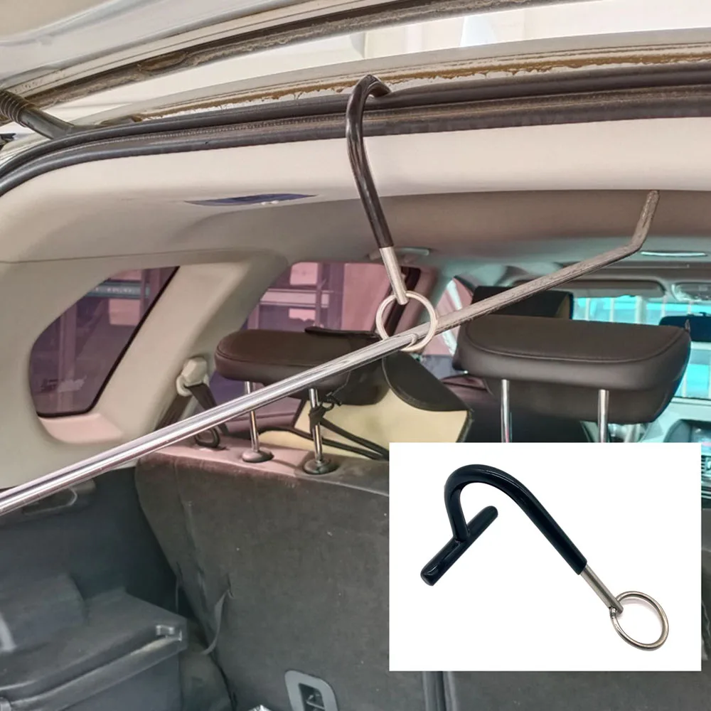 

Car Body Pry Hook Tool Trunk Lid Dent Puller Tab Removal Repair Tool Slide Hook