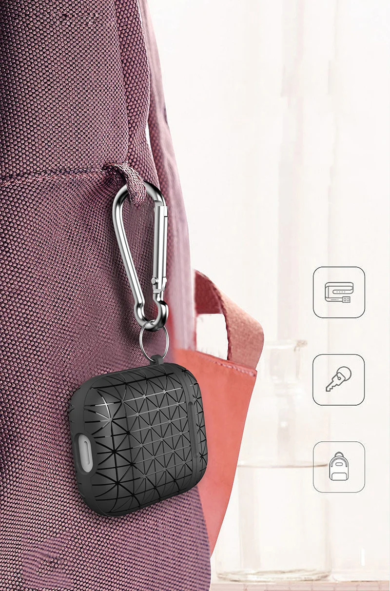 

Soft Silicone Cover For Apple Airpods Case Earphone Accessories Box Anti-fall Wireless Bluetooth Bag TPU For Airpods Case