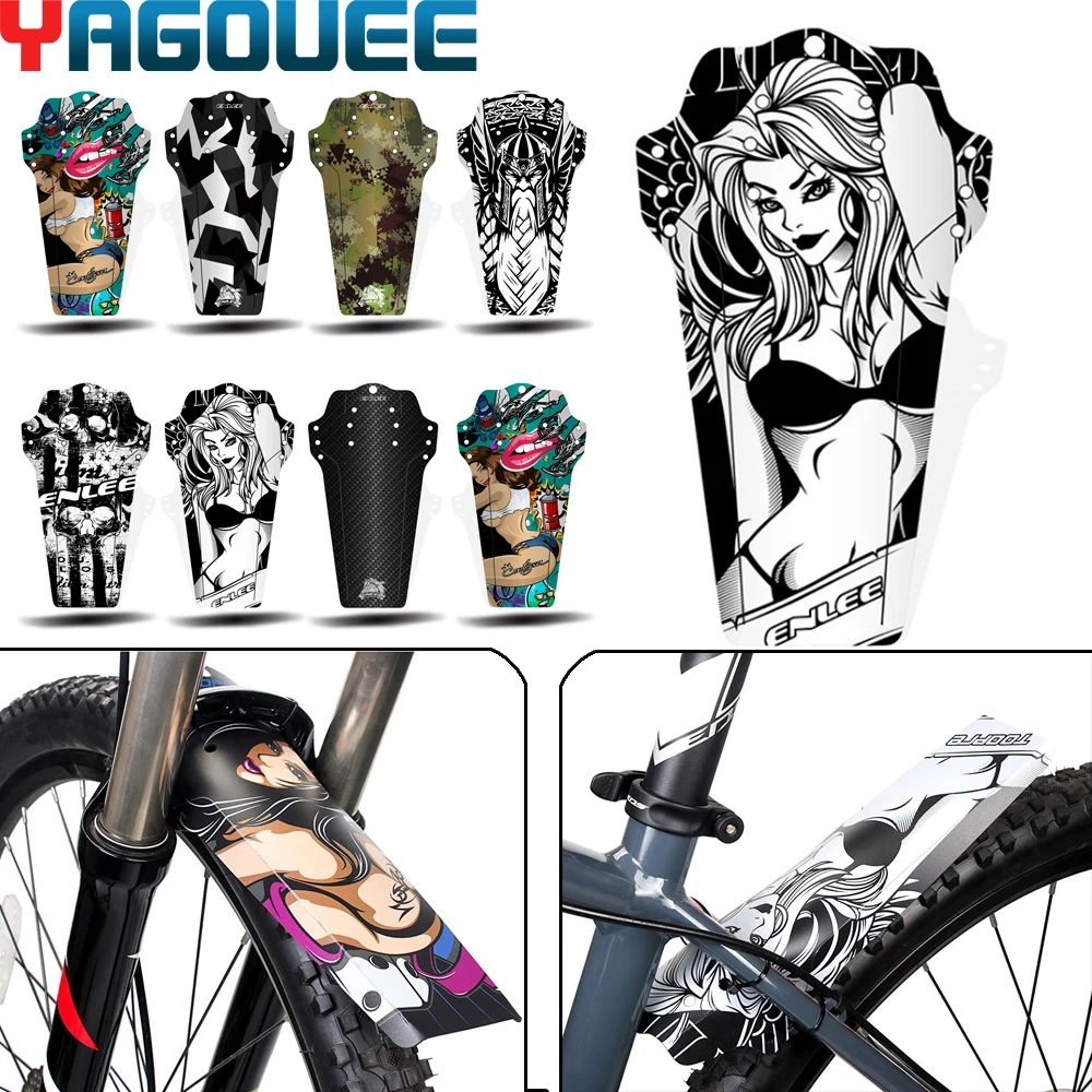 

Fine Bicycle Fenders Mudguard Carbon Fiber Front /Rear MTB Mountain Bike Wings Mud Guard Cycling Accessories 8 Colors Mud Guard