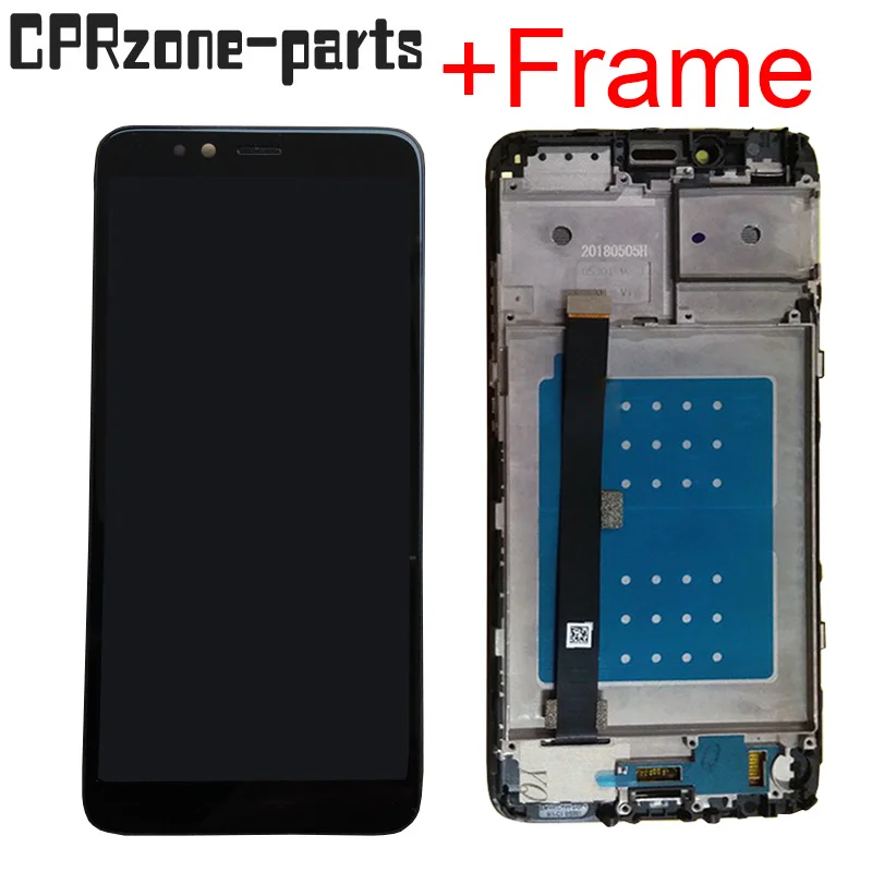 

5.7" Black + Frame For Lenovo S5 K520 LCD Display With Touch Screen Digitizer Sensor Panel Assembly