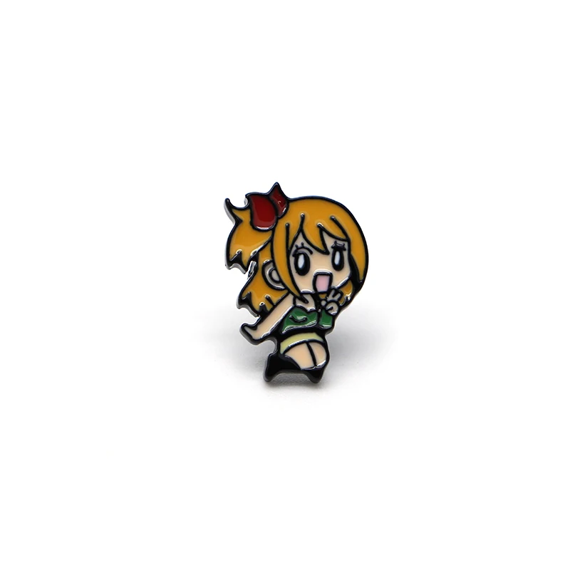 Мультфильм Аниме Феи хвост Lucy серьги для женщин сплав капать масло серьги-гвоздики с эмалью для девочек ювелирные изделия Kawaii Аксессуары A75