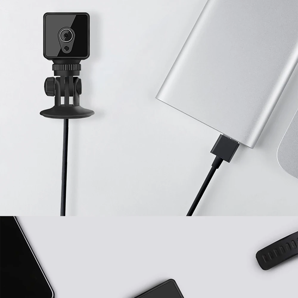 Портативная беспроводная мини-камера видеонаблюдения с функцией ночного