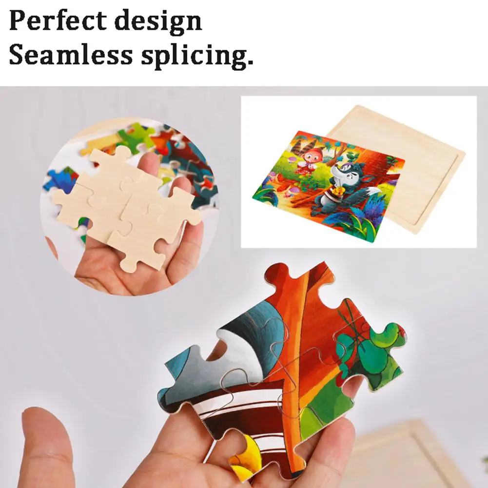 

Hobbylane 100pcs Jigsaw Cartoon Animal Pattern Puzzle Children Painting Puzzles Imagine Toys