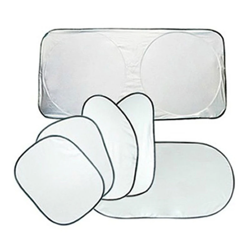 

6pcs Car Window Sunshade Automotive Anti-glare Windshield Sun Blocker for Harmful UV Rays