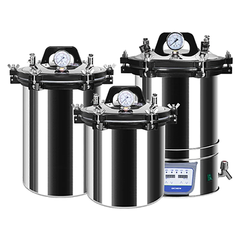 Портативный автоклав с подогревом из нержавеющей стали 18л стерилизатор высокого