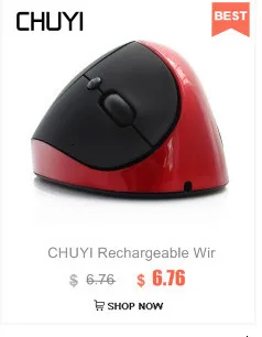 CHUYI Беспроводная Bluetooth мышь эргономичная Вертикальная компьютерная Mice1600DPI оптическая Mause 5D игровая здоровая мышь для ноутбука PC Gamer