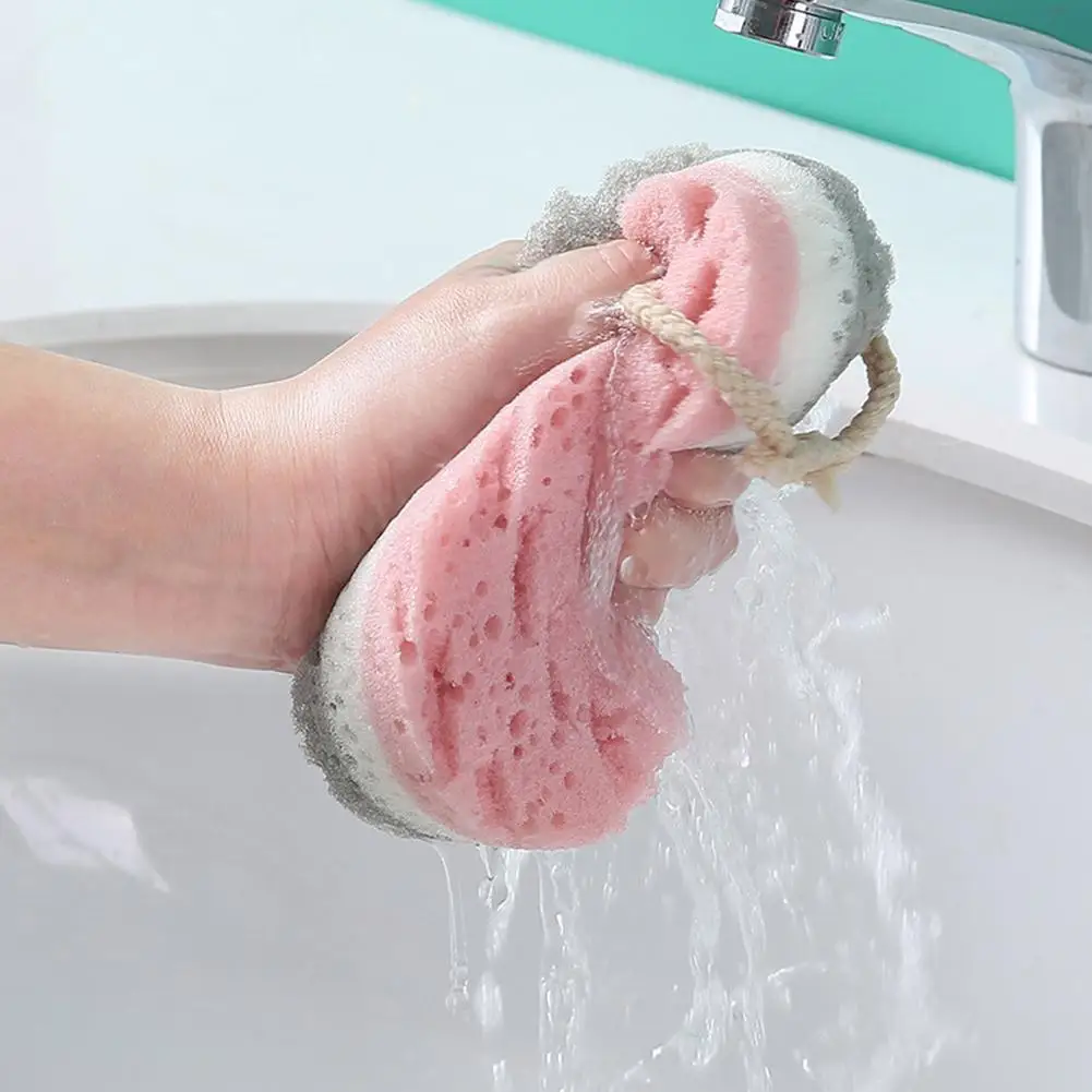 

Three-layer Sponge Bath Ball Shower Rub Bath Shower Massage Pot Durable Body Healthy Wash Brush Scrubber Sponge W9a6