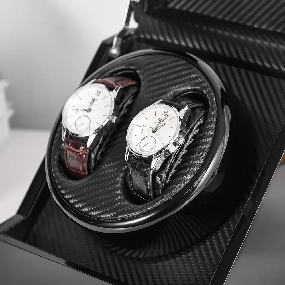 2 + 0 пианино-краска автоматическая намотка часов из углеродного волокна