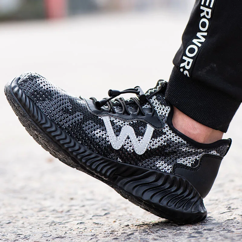 Рабочая обувь мужская защитная проколов кроссовки мужские безопасности Сталь