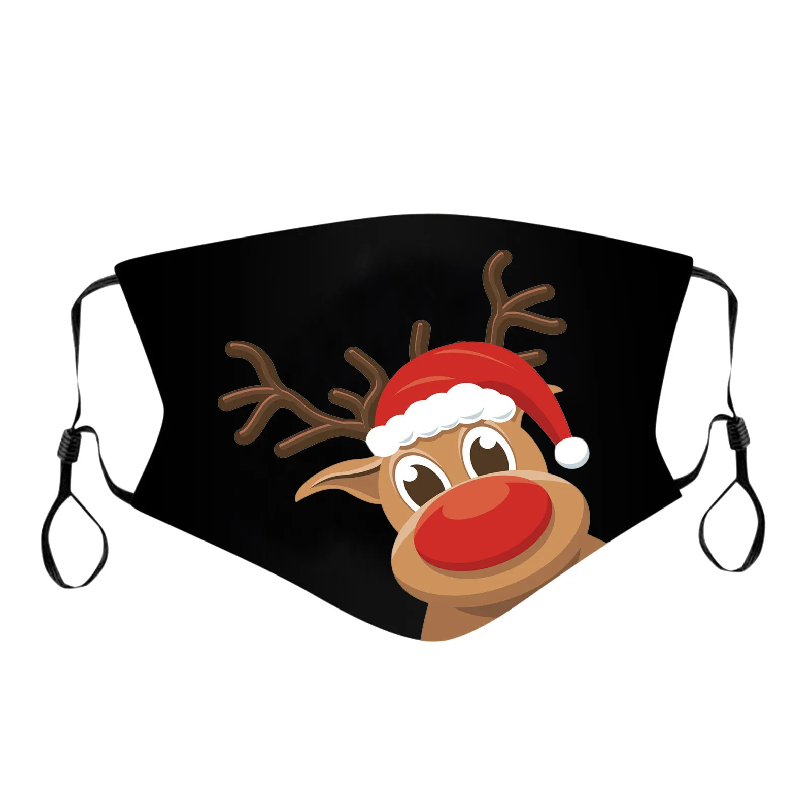 1PC Adult Christmas Elk Printable Washable Reusable Dust Mask Mouth mask Protective Cartoon Cotton Mascarillas Balaclava #K | Автомобили и