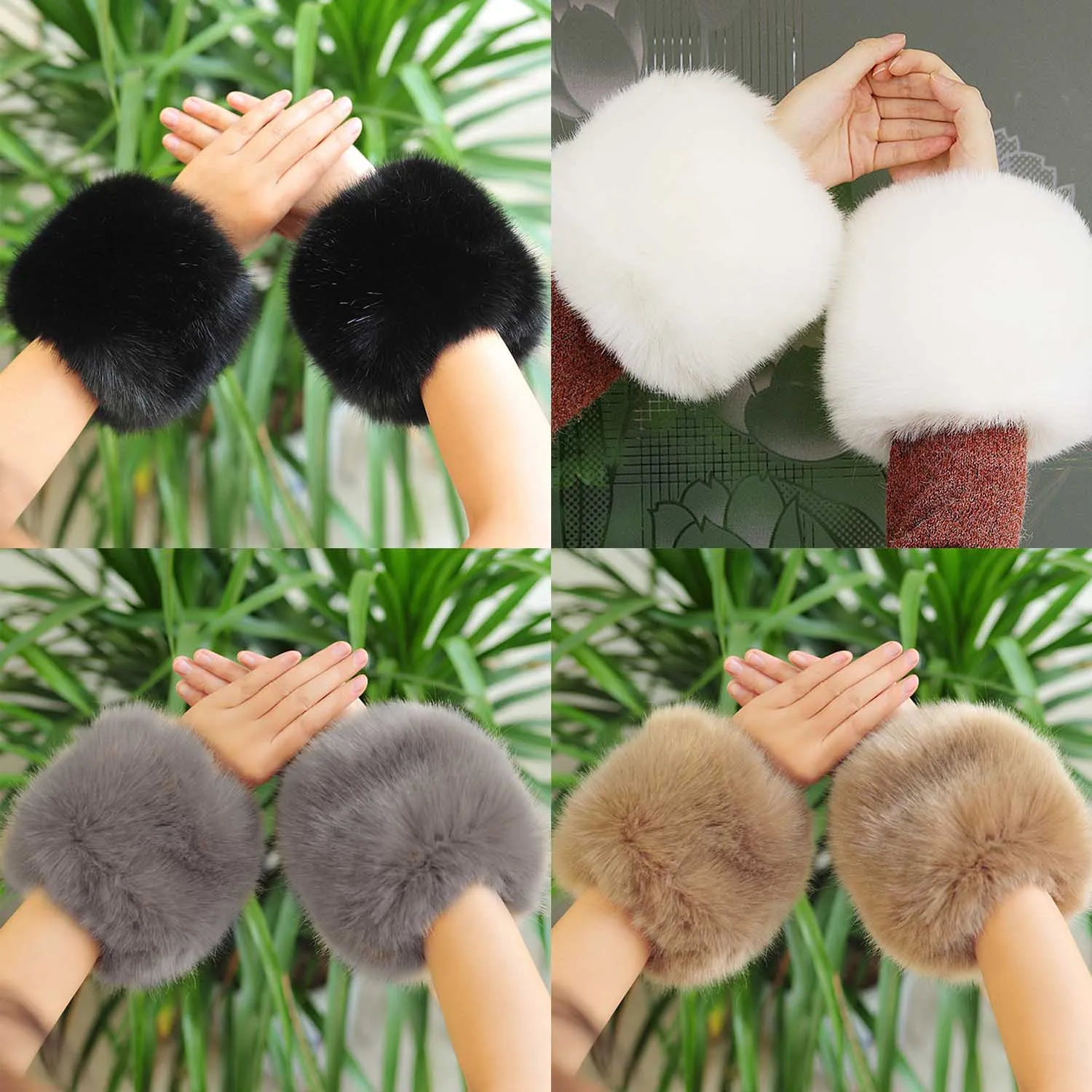 Behogar 1 пара утепленные женские зимние теплые запястье руки перчатки уютная обувь