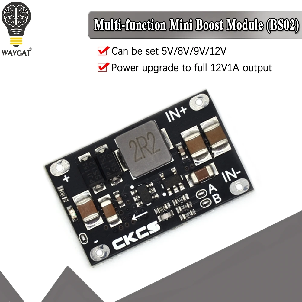 Горячая продажа реальные 10 Вт DC мульти функциональный мини модуль boost 3V 5 V 5V 8V 9V 12V/3