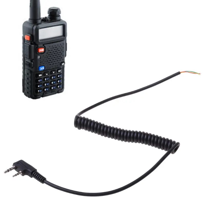 

4-Wire Speaker Mic Cable for baofeng UV5R/Kenwood TK370/Linton YTY Walkie Talkie