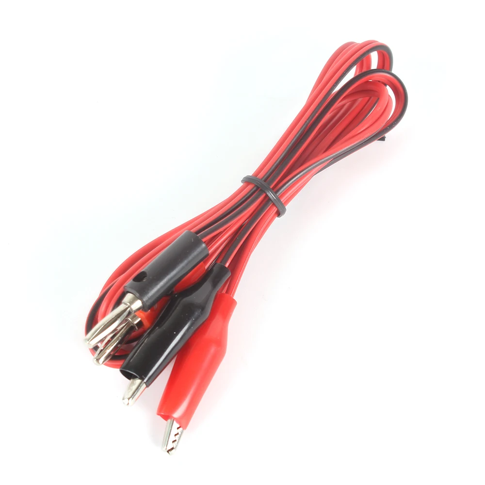 UNI-T 1m Crocodile Clip For Multimeter Probe Alligator Cilp to AV Banana Plug Test Lead DC Power Supply Tester Cable Tool DIY |
