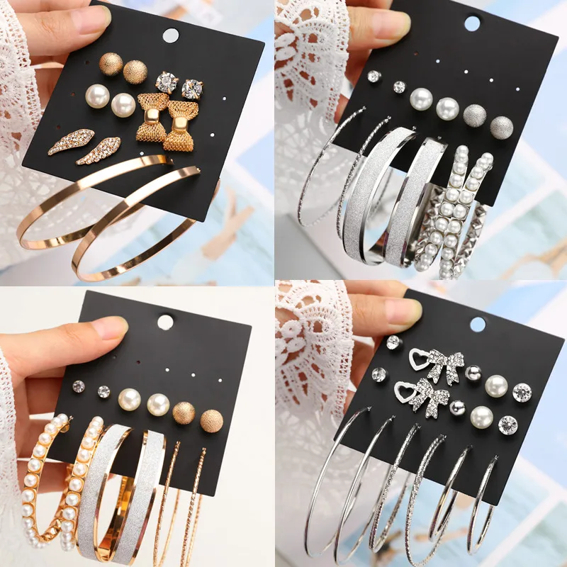 Серьги для женщин 6 парт/компл. винтажные женские серьги в стиле стимпанк