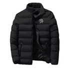 Мужская зимняя куртка со смешным мультяшным принтом, средним пальцем, новая мода, Повседневная Удобная популярная красивая куртка с подкладкой, топы в стиле Харадзюку, 2021