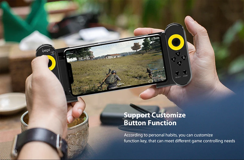 

Vogue PG-9167 Wireless Bluetooth Game Controller Joystick Mobile Gamepad For PUBG Mobile/Arena Of Valor/Knives Out Android/ iOS