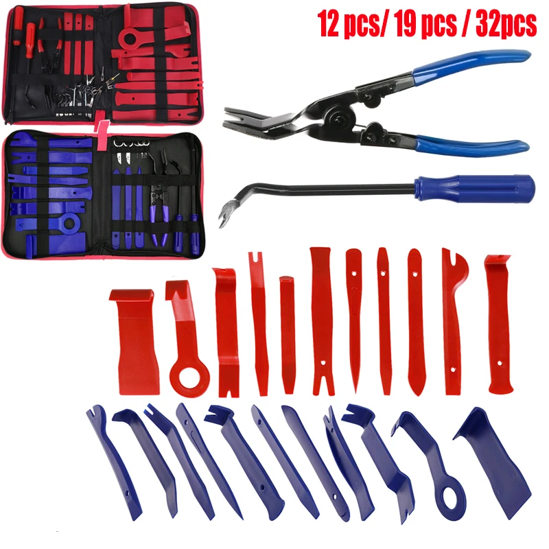 32 шт. инструмент для удаления зажимов интерьерная отвертка комплект
