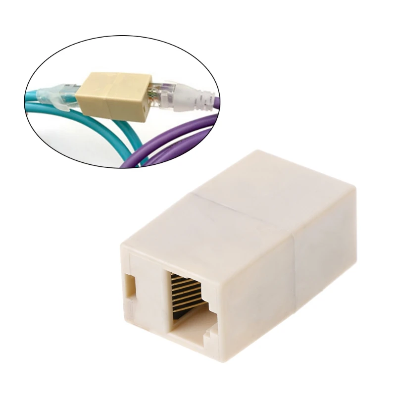 Прямая поставка и оптовая продажа RJ45 CAT5 CAT5E сетевой Ethernet разъем адаптера