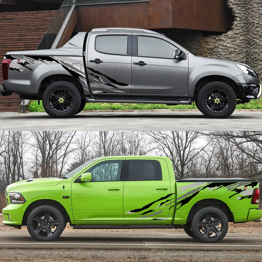 

3pcs For Ford Ranger Raptor Pickup Isuzu Dma Nissan NAVARA Toyota Hilux Car Stickers Auto Tuning Whole Decals Car Accessories