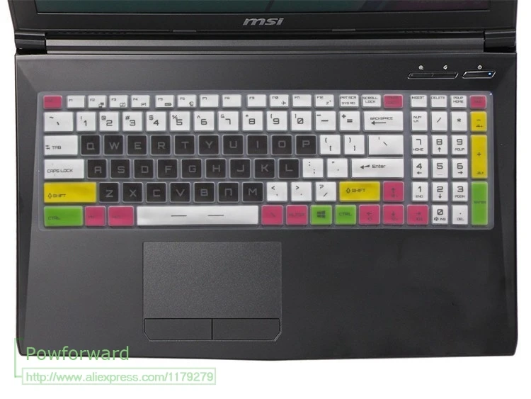 17 3 15 6 ноутбук Клавиатура Защитная крышка для MSI GL65 GL62M GL75 GL73 GL62 gv72 Леопард GE75