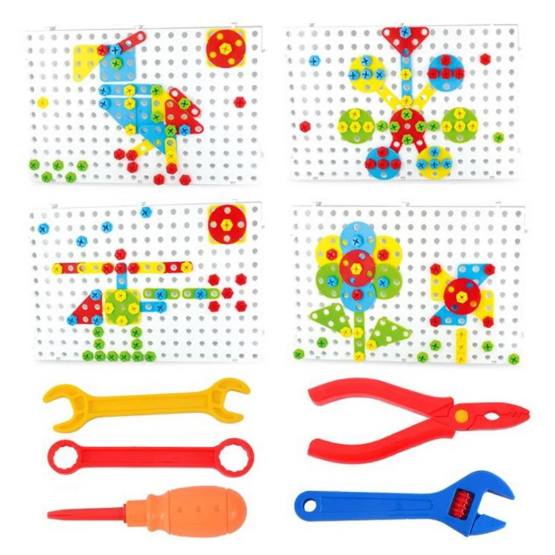 78 шт. детский Развивающий пазл-конструктор | Игрушки и хобби