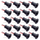 1 Вт IP65 Мини светодиодный вниз светильник окружающей среды Точечный светильник 12В небольшой прожектор лампы светильник для потолка Лестницы дорожки дворов Кабинета шкафа