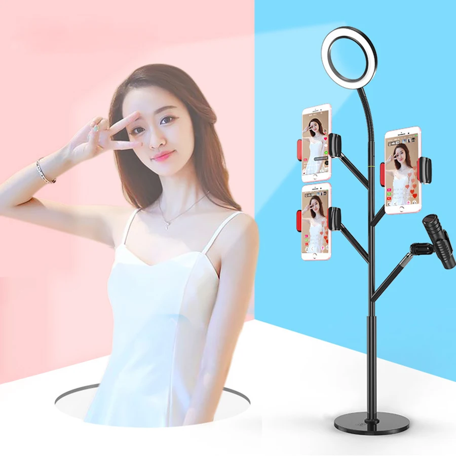 MAMEN кольцевой светильник для селфи фото видео студия Led Youtube прямая трансляция