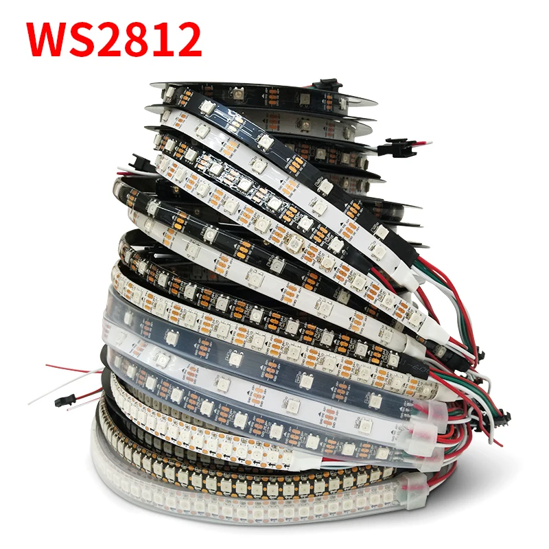 Светодиодная лента WS2815 WS2812B WS2811 неоновая LED полоска с 5050 светодиодами умные