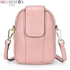 Сумки через плечо из натуральной кожи для женщин, брендовый дизайнерский маленький кошелек для телефона, модная дамская сумочка на плечо с крокодиловым узором