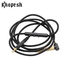 Кабель Khopesh HD598 для наушников Sennheiser HD598, HD558, HD518, HD 598, с микрофоном, сменный кабель 2,5 мм, 3,5 мм