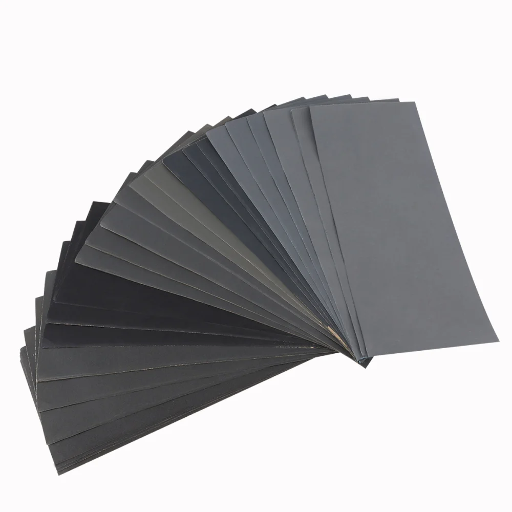 

UEETEK 36pcs 400 to 3000 Grit Sandpaper Assortment Dry/ Wet for Automotive Sanding Wood Furniture Finishing