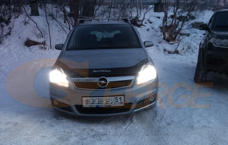 Для Opel Zafira B 2005 2006 2007 2008 2009 2010 2011 2012 2013 2014 Ультра яркий SMD светодиодный ангельские